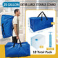12 Pack Heavy Duty Extra Large Moving Bags with Backpack Straps & Large Vacuum Storage Bags Moving Supply Combo, Moving Totes with Handles & Zippers for Space Saving, Fold Flat, Includes Vacuum Bags