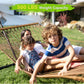 Double Hammock for 2 Person, Handwoven Cotton Rope Hammock with Spreader Bar - Indoor & Outdoor Use for Patio, Poolside, Backyard (Brown)
