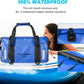WILD HEART Waterproof Bag Duffel Bag 20L 30L 40L with Welded Seams Shoulder Straps, Mesh Pocket for Kayaking, Camping, Boating,Bicycle,Motorcycle