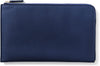 Leatherology Navy Blue Slim Zip Travel Wallet - Compact and lightweight, Versatile storage, Zip closure - Roamly