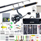 Goture Fishing Rod and Reel Combos,1.8M-2.7M Telescopic Fishing Pole Spinning Reel Line Lures Set with Carrier Bag,Telescopic Rod Kit for Starter Travel Saltwater Freshwater Gear Gift