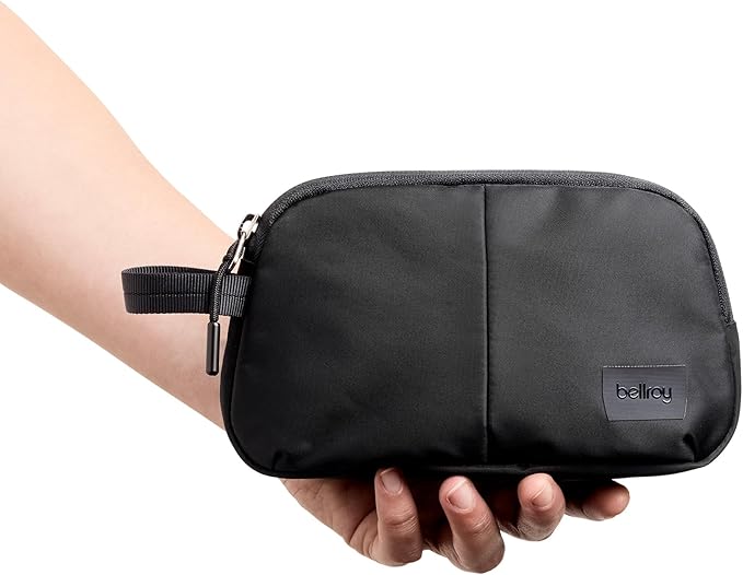 Bellroy Laneway Daily Pouch (Organizer Pouch for Everyday or Travel, with Internal Organization) - Ink