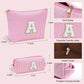 YOOLIFE Personalized Gifts for Women, Cute Travel Makeup Bag Daughter Niece Gifts Cosmetic Bag Skin Care Bag Sister Wife Friend Teacher Engagement Wedding Gifts for Women Mothers Day Thank You Gift P - Roamly