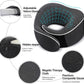 Travel Pillow, Best Memory Foam Neck Pillow Head Support Soft Pillow for Sleeping Rest, Airplane Car & Home Use (1Black)