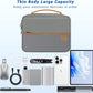 Electronics Organizer,Travel Cord Organizer Pouch, Portable Cable Organizer Bags, Waterproof Electronic Accessories Storage Case for Cables, Cords, Charger, Phone (Double Layer-Gray)