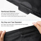 Polecasa Heavy Duty Large Laundry Bag with 130gsm Tear Resistant Fabric, ID Tag and Handles, Easy to Carry Dirty Clothes Drawstring Bag, Perfect for College Dorm, Travel, 28”x36”, Black