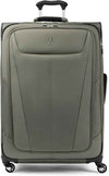 Travelpro Maxlite 5 Softside Expandable Luggage with 4 Spinner Wheels, Lightweight Suitcase, Men and Women, Slate Green, Checked-Large 29-Inch
