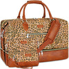Weekender Bag for Women, Travel Duffel Bag Carry On Overnight Bag with Shoe Compartment Large Nylon Travel Weekend Tote Bag - Roamly