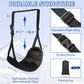 Airplane Footrest Hammock, Foot Hammock for Plane Travel, Portable Height Adjustable Travel Footrest Hammock Accessories, Lightweight Foot Hammock Suitable for Offices, Airplanes 2 pcs