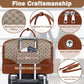 Weekender Bag for Women, Travel Duffel Bag Carry On Overnight Bag with Shoe Compartment Large Nylon Travel Weekend Tote Bag - Roamly