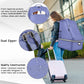 Car Seat Travel Bag - Padded Car Seat Carrier with Steel Cable Handle and Reflective Stripes, Large Durable Airport Gate Check Bag with Shoulder Strap