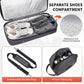 WITZMAN Weekender Bags for Men Women Carry On Duffle Overnight Bag with Toiletry Bag Sets Travel Duffel Bag Shoes Compartment （B694 Silvery Grey） - Roamly
