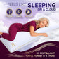 Royal Therapy Long Body Pillow – Full Body Pillow for Adults and Side Sleepers – Long Pillow for Bed with Cooling Memory Foam – Adjustable Firm Long Pillow for Back Pain, Hugging & Sleep Support