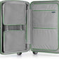 Traveler's Choice Pagosa Hardshell Expandable Luggage with Spinner Wheels, Green, 3-Piece Set (22/26/30)