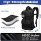 1050D Tactical Hydration Backpack with 3L TPU Water Bladder, Military Molle Water Backpack Perfect for Men & Women, Hydration Pack for Hiking, Biking, Running, Climbing, Hunting, Daily Use