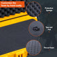 Lykus HC-3010 Waterproof Hard Case with Customizable Foam Insert, Interior Size 11.81x7.87x4.72 in, Suitable for Pistol, Camera, Lens, Drone, Mic, Flashlight, Electronics, Tools, and More