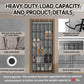 Over the Door Shoe Organizer with 30 Breathable Mesh Pockets - Large Capacity Closet Storage for Men & Women, Hanging Shoe Rack Organizer -Gray