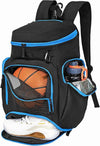 LARIPOP Basketball Backpack Bag with Ball Compartment Ventilated Shoe Compartment for Men Youth Soccer Volleyball Training