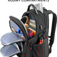 KROSER Travel Laptop Backpack 17.3 inch XL Computer Backpack Stylish College Backpack with RFID Pockets USB Charging Port REFLECTIVE STRIPS Water-Repellent Daypack for Business/Men - Roamly