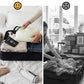 Travel Laundry Bag, Pump Free Vacuum Storage Bag Reusable Compression Dirty Clothes Travel Bag Waterproof Wet Dry Bags Large Capacity Space Saver Bags Camp Clothes Organizer (1 Pcs)(White, L)