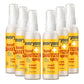 Everyone Hand Sanitizer Spray, 2 Ounce (Pack of 6), Coconut and Lemon, Made with Sugarcane Derived Alcohol with Essential Oils, 99% Effective Against Germs and TSA friendly