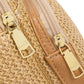 Haytijoe Summer Straw Purse Small Sling Bag RFID Blocking Crossbody Bags for Women Beach Raffia Bags Fanny Packs
