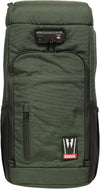DIME BAGS Scent Sealing Backpack with Combo Lock, Carbon-Lined to Seal Odors, Removable Padded Insert, 8 Compartments, Durable Travel Bag for Glass & Gear Protection, Wiseguy (Green)