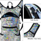 Reflective Hydration Backpack, Hydration Pack - Water Backpack with 2L/3L Hydration Bladder, Essential for Festivals - Rave Hydration Pack for Hiking, Running, Cycling, and Festivals