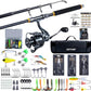 Goture Fishing Rod and Reel Combos,1.8M-2.7M Telescopic Fishing Pole Spinning Reel Line Lures Set with Carrier Bag,Telescopic Rod Kit for Starter Travel Saltwater Freshwater Gear Gift