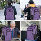 BIKROD Backpack for Women and Men, Extra Large School Backpacks for Teens, Water Resistant Back Pack Fits 17 Inch Laptop, Business Anti Theft Sturdy Computer Bag Gifts, Purple
