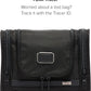 TUMI - Alpha Hanging Travel Kit - Toiletries and Cosmetics Organizer - Travel Essentials Bag with Hooks & Pockets - Black