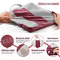 10 Set Compression Packing Cubes for Travel Essentials,Compressible Expandable Packing Cubes for Suitcase,OlarHike Luggage Organizer Bags for Travel,Handy Helper for Organizing Clothes(Wine Red) - Roamly