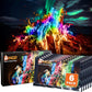 HGD (6 Pack) Magic Campfire Fire Color Changing Packets for Fire Pit, Indoor/Outdoor Fireplace, Bonfire - Rainbow Magical Flame, Camping Accessory, Compatible with Wood