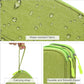 FYY Travel Cable Organizer Pouch Electronic Accessories Carry Case Portable Waterproof Double Layers All-in-One Storage Bag for Cord, Charger, Phone, Earphone Green