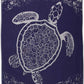 Sand Cloud Large Turkish Beach Towel - Sand Free - 100% Organic Turkish Cotton Yarn - Quick Dry Towel for Beach, Picnic, Blanket or Bath - As Seen on Shark Tank - Marine Life (Navy Crush Turtle)