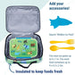 Wildkin Kids Insulated Lunch Box – Durable and Reusable for School & Travel - Wild Animals