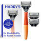 Harry's Shaving Kit for Men - Razor Handle and 3 Razor Blade Refill Cartridges - Ember