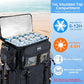 Goture Fishing Backpack with Cooler, 72L 600D Tackle Backpack Included 4 3700 Tackle Boxes, Dry & Wet Split Compartment, Large Fishing Tackle Bag with Rod Holders,Rain Cover for Travel Camping Hiking