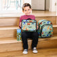 Wildkin Kids Insulated Lunch Box – Durable and Reusable for School & Travel - Wild Animals