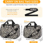 Underseat Carry On Luggage Lightweight Travel Tote Weekender Bag Overnight Duffle Bag for Travel, Travel Essentials Personal Item Travel Bag for Women and Men,Leopard-16Inch