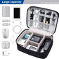 Electronics Organizer Travel Universal Cable Organizer Bag Waterproof Electronics Accessories Storage Cases for Cable, Charger, Phone, USB, SD Card, Hard Drives, Power Bank, Cords
