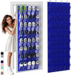 Unjumbly Over the Door Shoe Organizer with 40 Large Breathable Mesh Pockets, Space Saving Shoe Holder, Hanging Shoe Rack for Entryway Bedroom Closet Storage (Navy Blue, 40 Pockets)