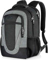 BIKROD Backpack for Men and Women, Extra Large School Backpacks for Teens, Water Resistant Back Pack Fits 17 Inch Laptop, Business Anti Theft Sturdy Computer Bag Gifts, Blackgrey