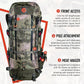 Hunting Pack for Men – Expandable Frame Backpack 40L, Water Resistant, with Meat Hauler, Rifle Holder & Shotgun Rest
