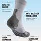 Compression Crew Running Socks: Athletic Socks for Men Women with Cushion,3 Pairs Work Hiking Basketball Sport Socks