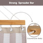 SUNCREAT Double Hammock with Stand Included, Outdoor Portable Hammock with Stand, Light Gray Stripes