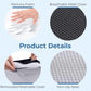 5 STARS UNITED Seat Cushion for Tailbone Pain Relief – Memory Foam Cushion for Coccyx, Hip, Hemorrhoid, Sciatica & Post-Surgery Recovery – Wheelchair, Car, Desk, Gaming & Office Chairs, D Gray