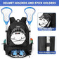 LARIPOP Lacrosse Bag Extra Large Backpack with Stick Holders & Helmet Compartment for Men Women Youth