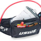 USWE Zulo Hydration Hip Pack - with Organizer and Side Pockets, Bounce Free Hip Belt (2L, Black)