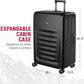 Victorinox Spectra 3.0 Expandable Large Case - Modern Hardside Luggage - Rolling Suitcase with Spinner Wheels - Holds Travel Accessories - 103 Liters, Black